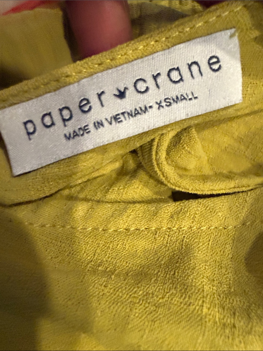 Paper Crane Mustard Yellow Set - Picture 8 of 10
